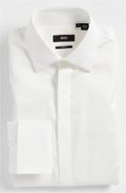 Men's Boss 'marlyn' Sharp Fit Stripe French Cuff Tuxedo Shirt