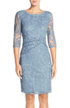Women's Adrianna Papell Ruched Lace Sheath Dress