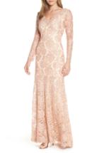 Women's Tadashi Shoji Lace Evening Dress - Pink