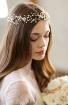 Brides & Hairpins 'arabella' Jeweled Halo & Sash