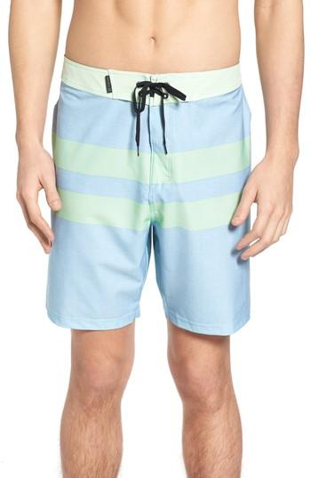 Men's Hurley Phantom Blackball Beater Swim Trunks - Blue