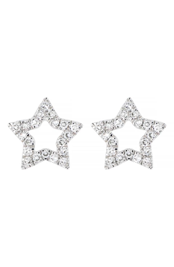 Women's Carriere Open Star Diamond Stud Earrings (nordstrom Exclusive)