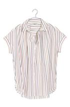 Women's Madewell Central Sadie Stripe Shirt - White