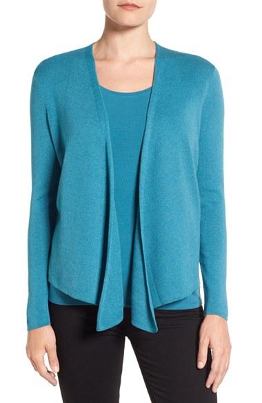 Women's Nic+zoe Four-way Convertible Cardigan - Blue
