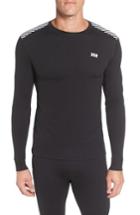 Men's Helly Hansen 'active Flow' Base Layer Long Sleeve T-shirt - Black