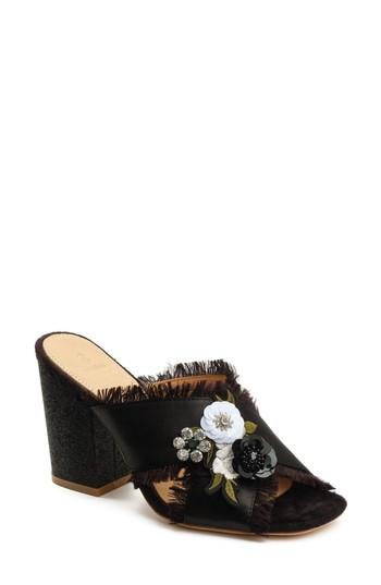 Women's Bill Blass Carol Sandal M - Black