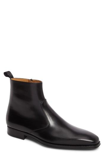 Men's Magnanni Rosdale Zip Boot .5 M - Black
