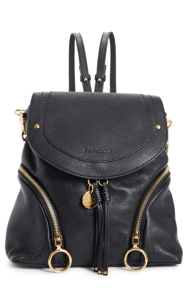 See By Chloe Olga Large Leather Backpack -