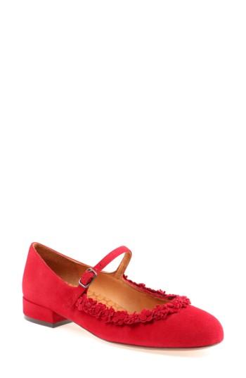 Women's Chie Mihara Rizo Mary Jane Flat - Red