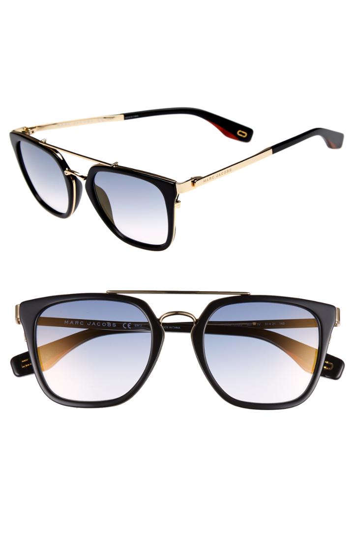 Women's Marc Jacobs Basic 51mm Aviator Sunglasses -