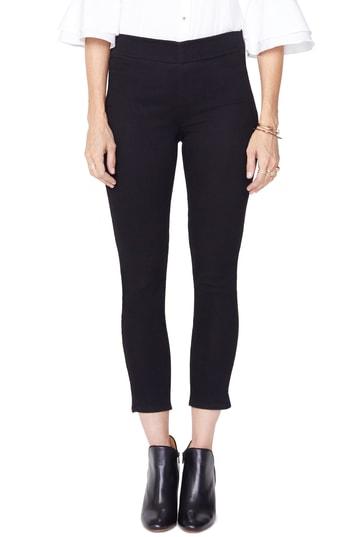 Women's Nydj Alina Pull-on Ankle Skinny Jeans - Black