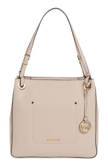 Michael Michael Kors Medium Walsh Leather Tote - Pink