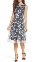 Women's Adrianna Papell Alyssa Fit & Flare Dress - Purple