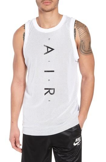 Men's Nike Sportswear Air Knit Tank - White