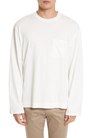 Men's Our Legacy Box Fit Pocket T-shirt - White