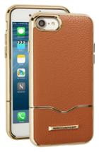 Rebecca Minkoff Leather Iphone 7 Slider Case - Brown