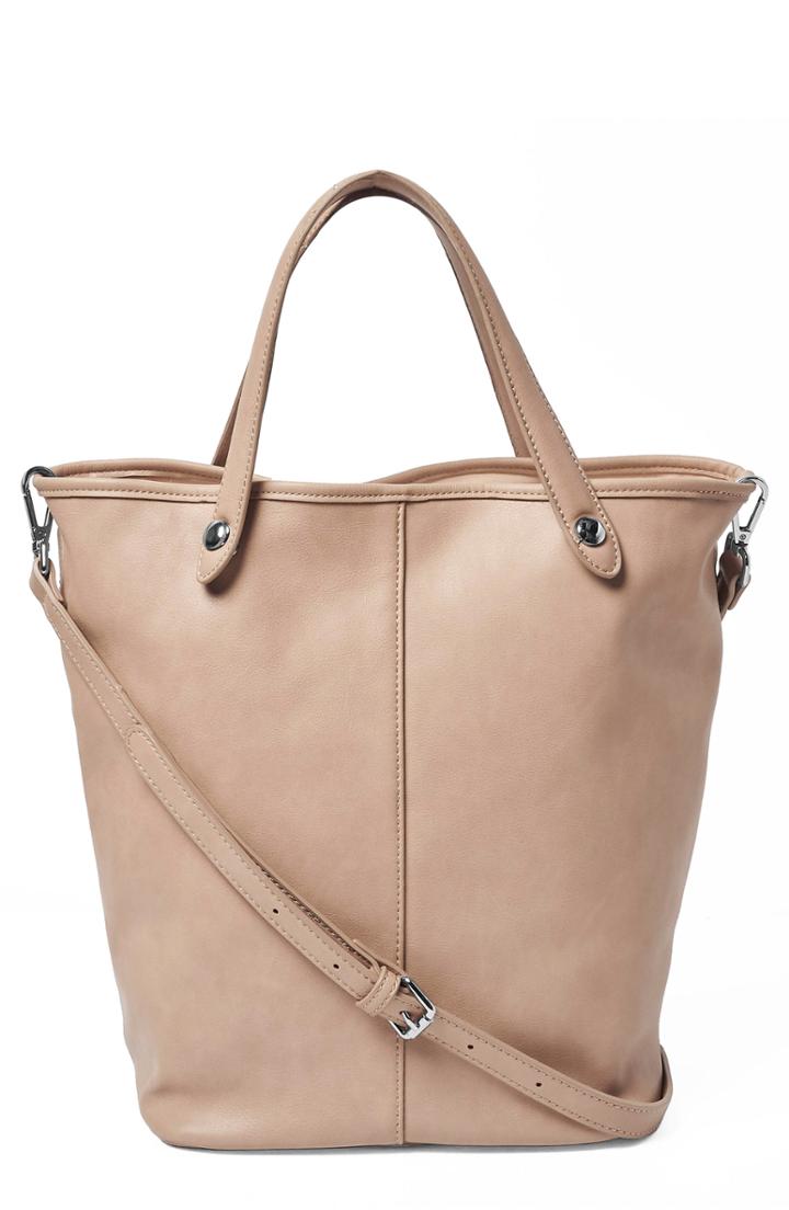 Urban Originals Sensational Vegan Leather Tote - Beige