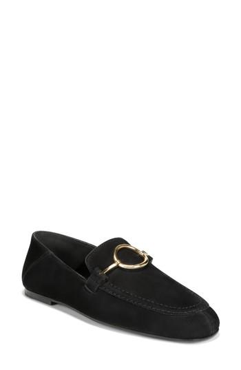 Women's Via Spiga Abby Loafer .5 M - Black