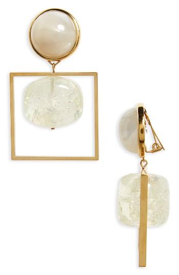 Women's Tory Burch Geo Statement Drop Earrings