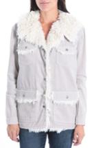 Women's Kut From The Kloth Kirsten Faux Shearling Lined Jacket - Grey