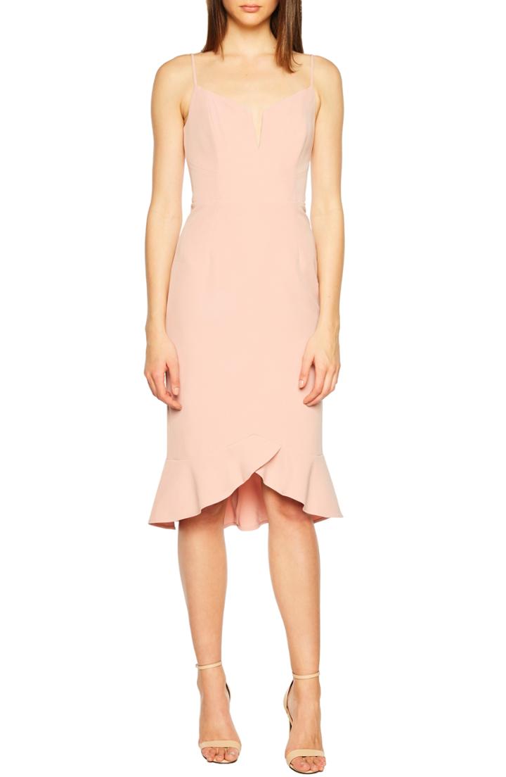 Women's Bardot Kristen Flounce Dress - Pink