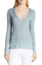 Women's Rag & Bone Alyssa Button Cuff Sweater - Blue