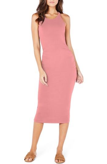 Women's Michael Stars Racerback Midi Dress - Coral