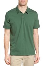 Men's James Perse Slim Fit Sueded Jersey Polo (xs) - Green