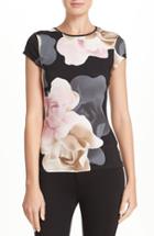 Women's Ted Baker London 'tarlia - Porcelain Rose' Fitted Tee