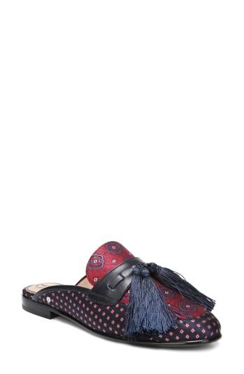Women's Sam Edelman Parsimon Tassel Loafer Mule .5 M - Red