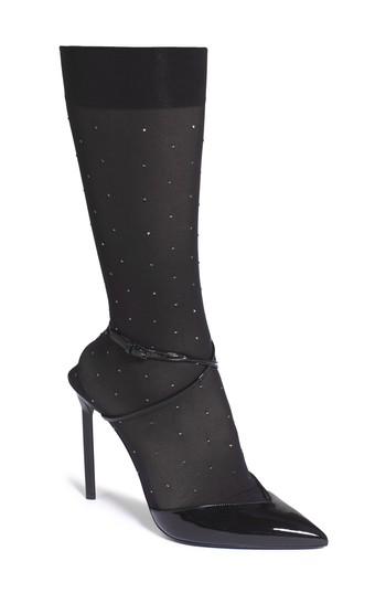 Women's Saint Laurent Edie Sock Pump .5us / 38.5eu - Black