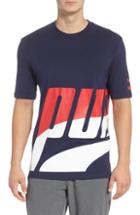 Men's Puma Loud Pack T-shirt, Size - Blue