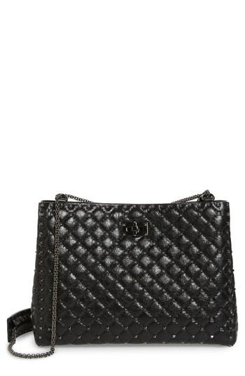 Valentino Garavani Rockstud Spike Leather Tote - Black