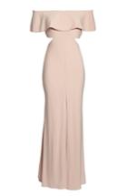 Women's Xscape Jersey Popover Gown - Pink
