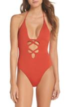 Women's Isabella Rose Paradise One-piece Swimsuit - Red