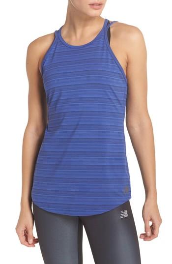 Women's New Balance Transform Tank - Blue