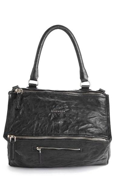 Givenchy 'mini Pepe Pandora' Leather Shoulder Bag - Black