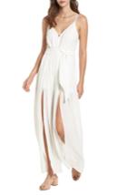 Women's Socialite Split Leg Jumpsuit - Ivory