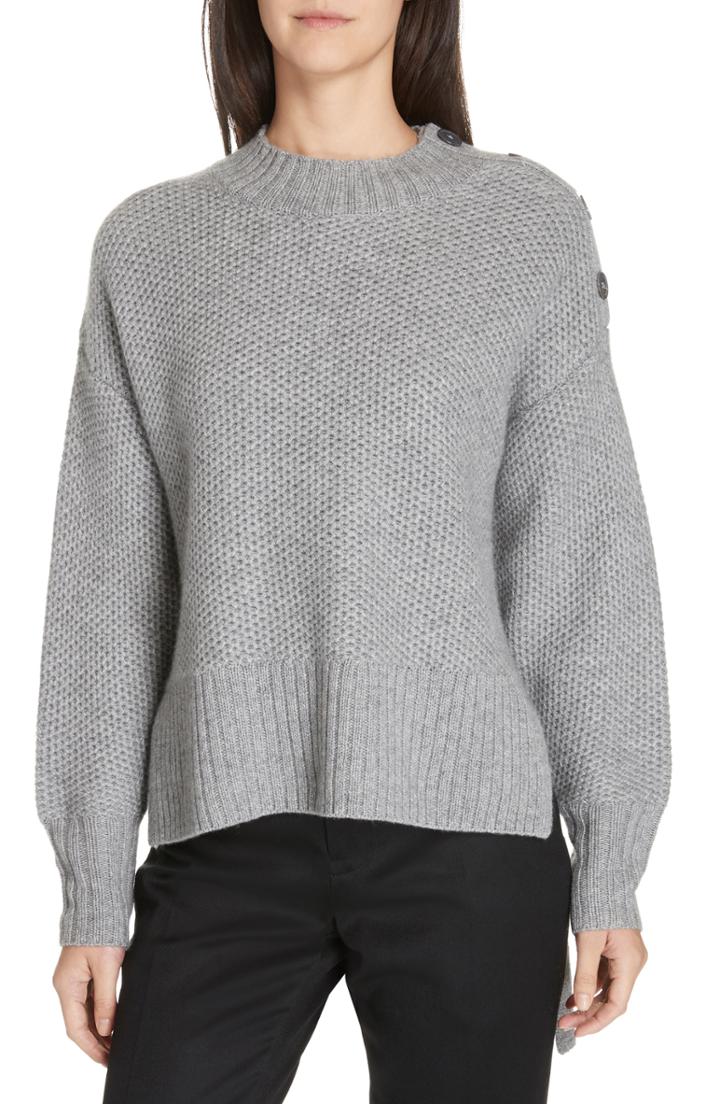 Women's Nordstrom Signature High/low Cashmere Pullover