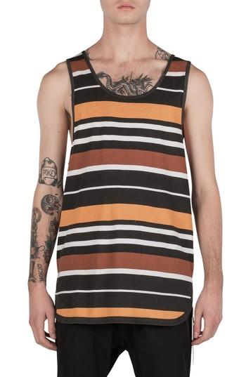 Men's Zanerobe Rugby Stripe Rugger Tank - Black