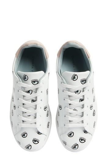 Women's Chiara Ferragni Logo Roger Eyelash Sneaker