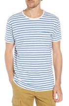 Men's Scotch & Soda Stripe Pocket T-shirt - White