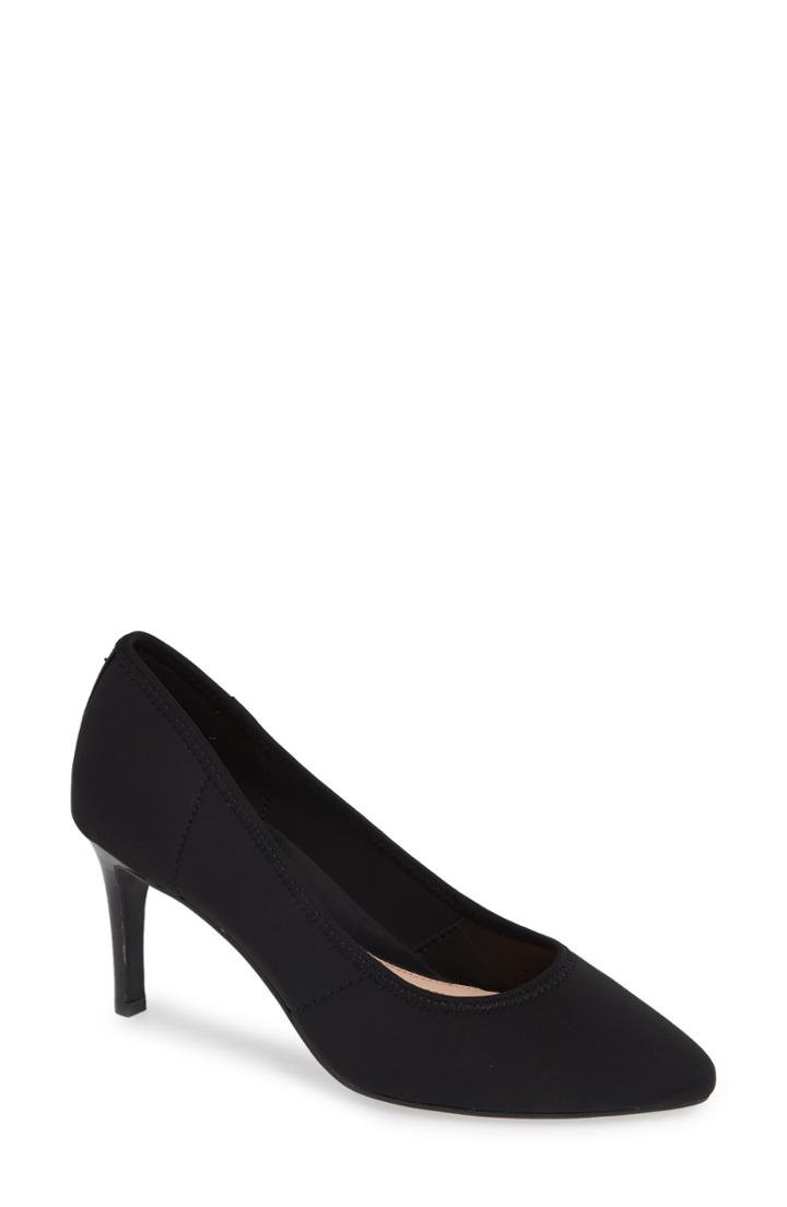 Women's Taryn Rose Tess Pump .5 M - Black