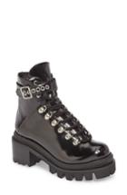 Women's Jeffrey Campbell Czech Lace-up Boot .5 M - Black