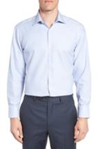 Men's Ted Baker London Bigbenn Trim Fit Dot Dress Shirt .5 - 32/33 - Blue