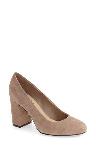 Women's Bella Vita 'nara' Block Heel Pump .5 N - Brown