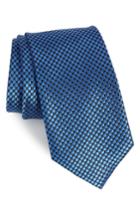 Men's Nordstrom Men's Shop London Dot Silk Tie, Size - Blue