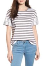 Women's Bp. Mixed Stripe Tee - Grey