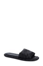 Women's Balenciaga Stripe Slide Sandal Us / 39eu - Black