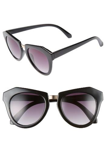 Women's Bp. 50mm Round Sunglasses - Black Gold